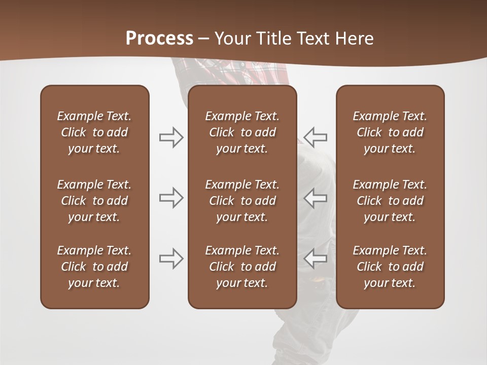 Elegance Performer Posing PowerPoint Template