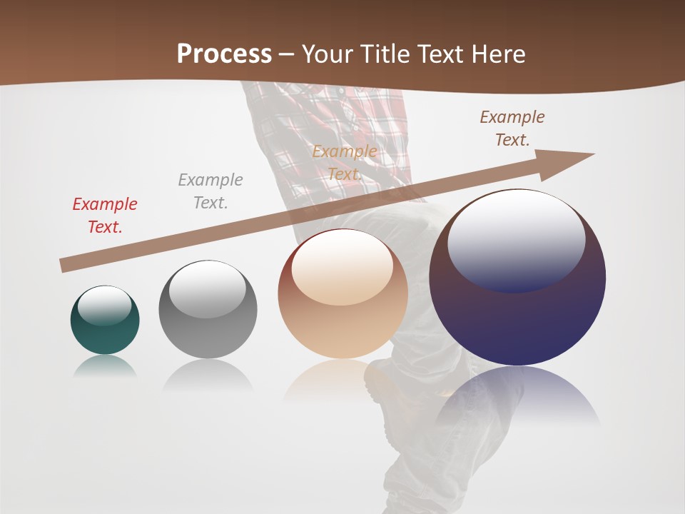 Elegance Performer Posing PowerPoint Template