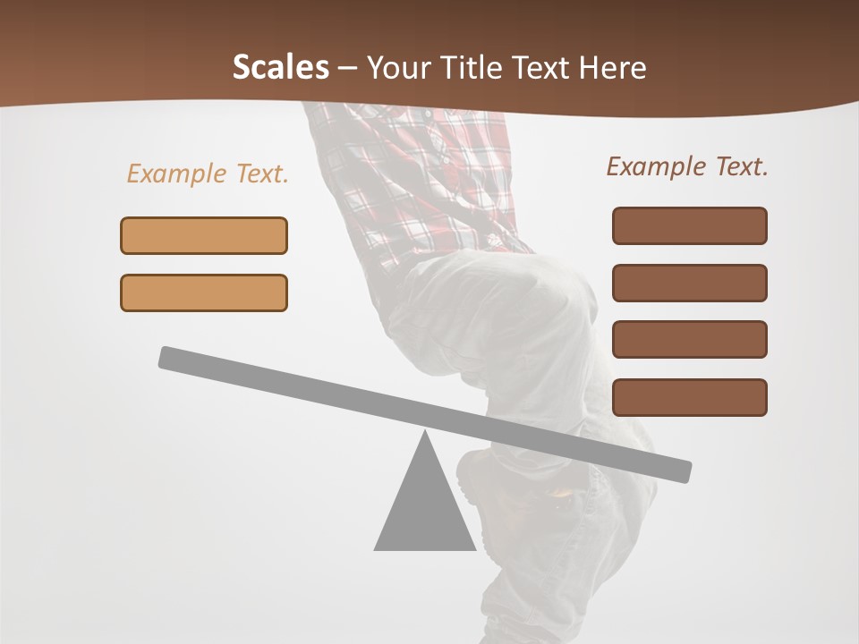 Elegance Performer Posing PowerPoint Template