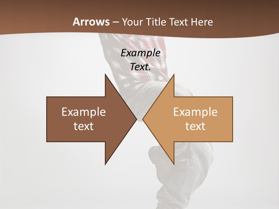 Elegance Performer Posing PowerPoint Template
