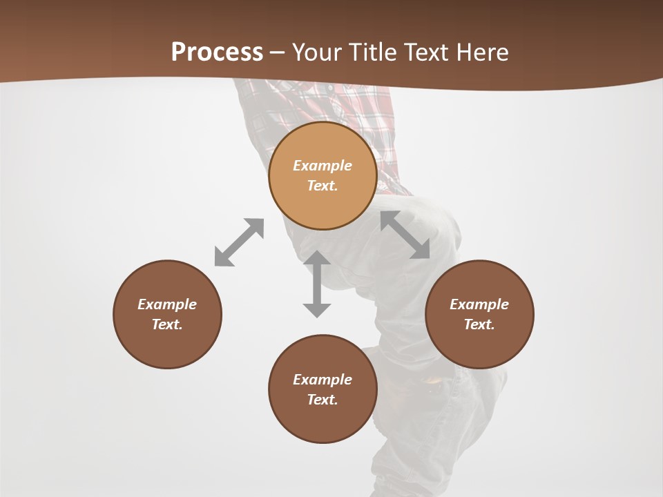Elegance Performer Posing PowerPoint Template