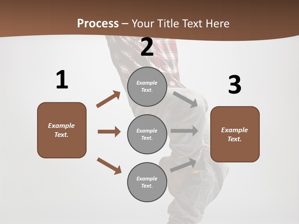 Elegance Performer Posing PowerPoint Template