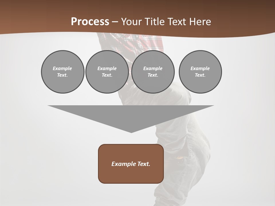 Elegance Performer Posing PowerPoint Template