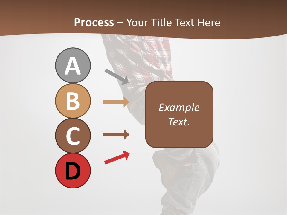 Elegance Performer Posing PowerPoint Template