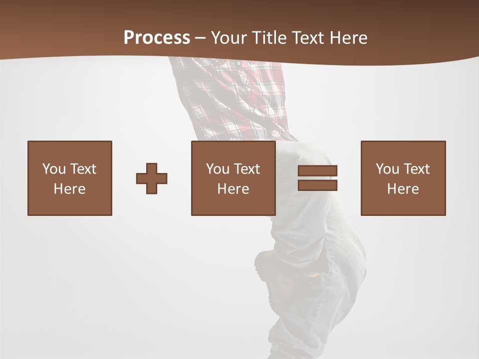 Elegance Performer Posing PowerPoint Template