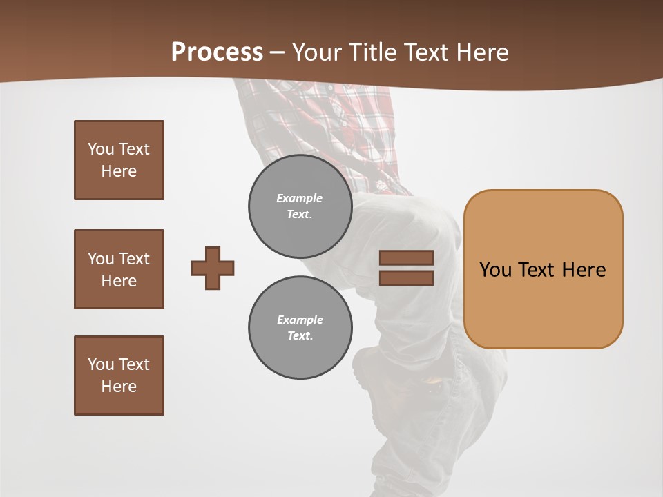 Elegance Performer Posing PowerPoint Template