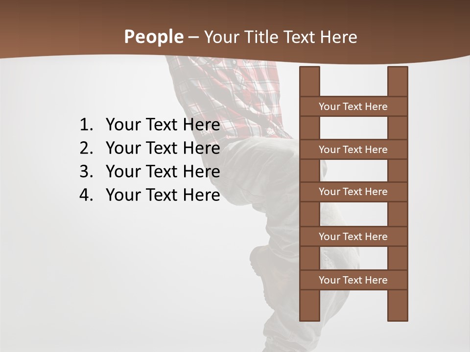 Elegance Performer Posing PowerPoint Template