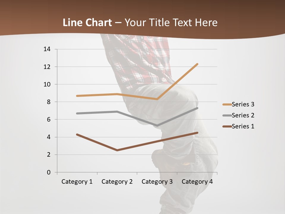 Elegance Performer Posing PowerPoint Template