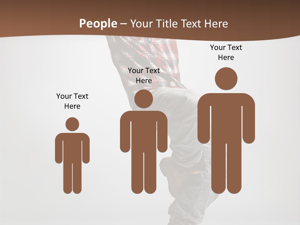 Elegance Performer Posing PowerPoint Template