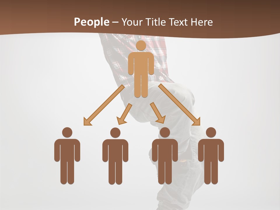 Elegance Performer Posing PowerPoint Template