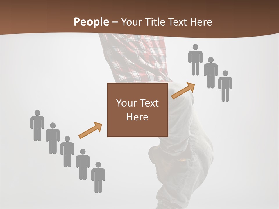 Elegance Performer Posing PowerPoint Template