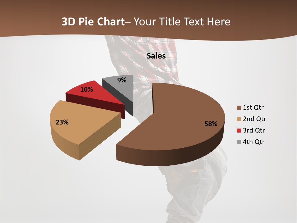 Elegance Performer Posing PowerPoint Template