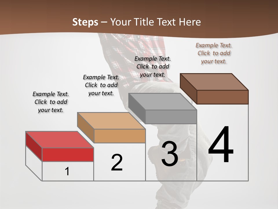 Elegance Performer Posing PowerPoint Template