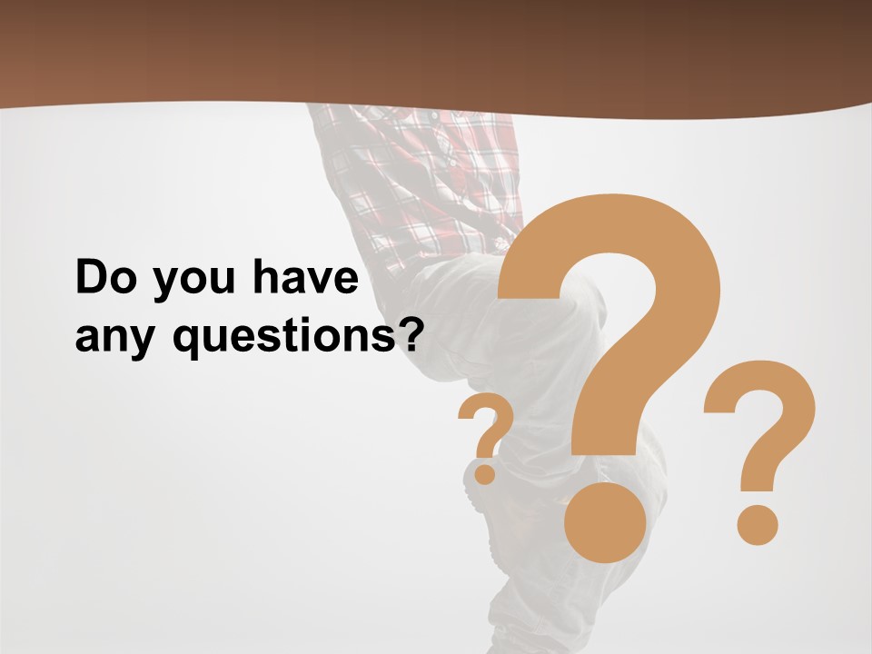 Elegance Performer Posing PowerPoint Template