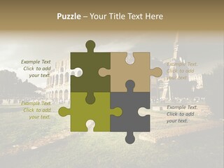 Exterior Stadium Forum PowerPoint Template