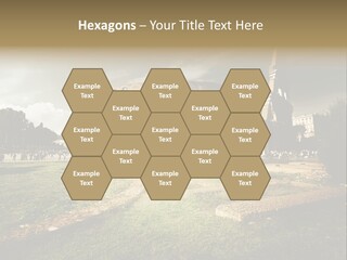 Exterior Stadium Forum PowerPoint Template