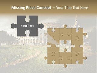 Exterior Stadium Forum PowerPoint Template