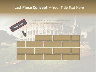 Exterior Stadium Forum PowerPoint Template