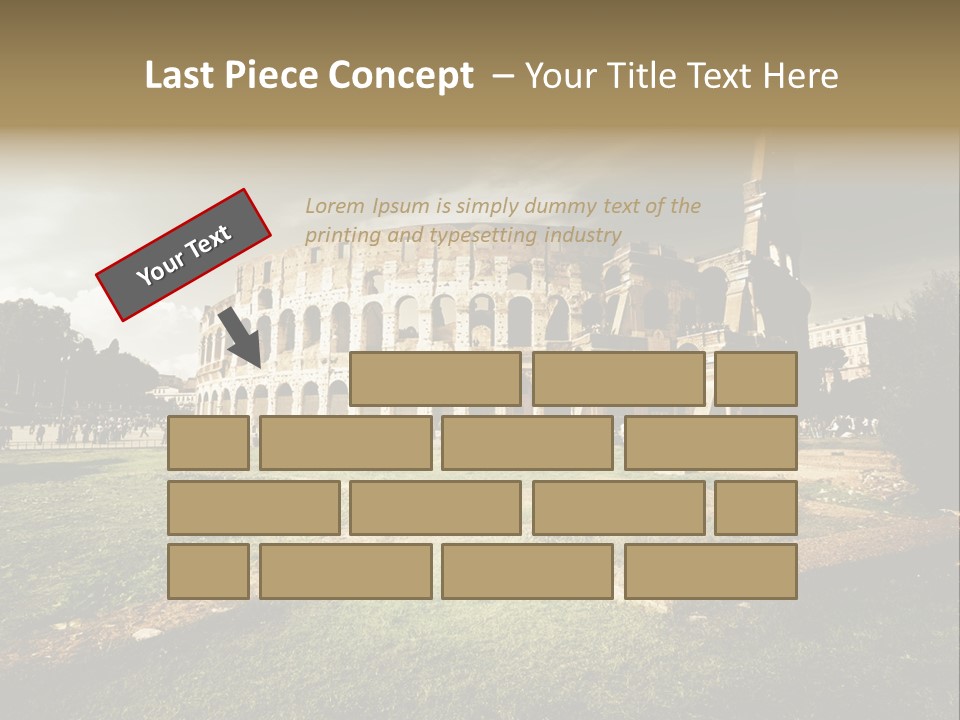 Exterior Stadium Forum PowerPoint Template