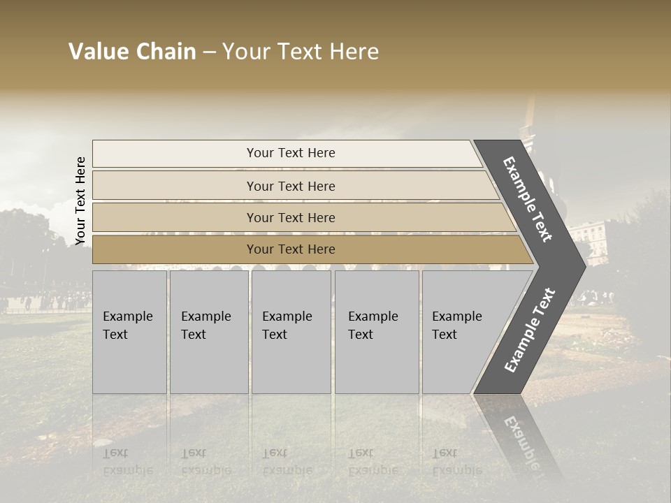 Exterior Stadium Forum PowerPoint Template
