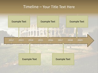 Exterior Stadium Forum PowerPoint Template