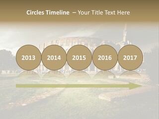 Exterior Stadium Forum PowerPoint Template