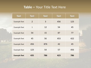 Exterior Stadium Forum PowerPoint Template