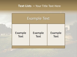Exterior Stadium Forum PowerPoint Template