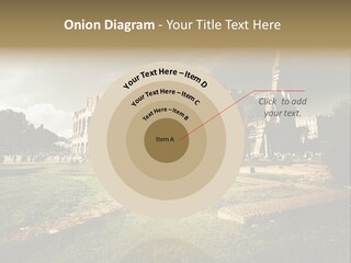 Exterior Stadium Forum PowerPoint Template