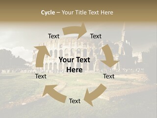 Exterior Stadium Forum PowerPoint Template