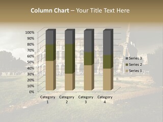 Exterior Stadium Forum PowerPoint Template