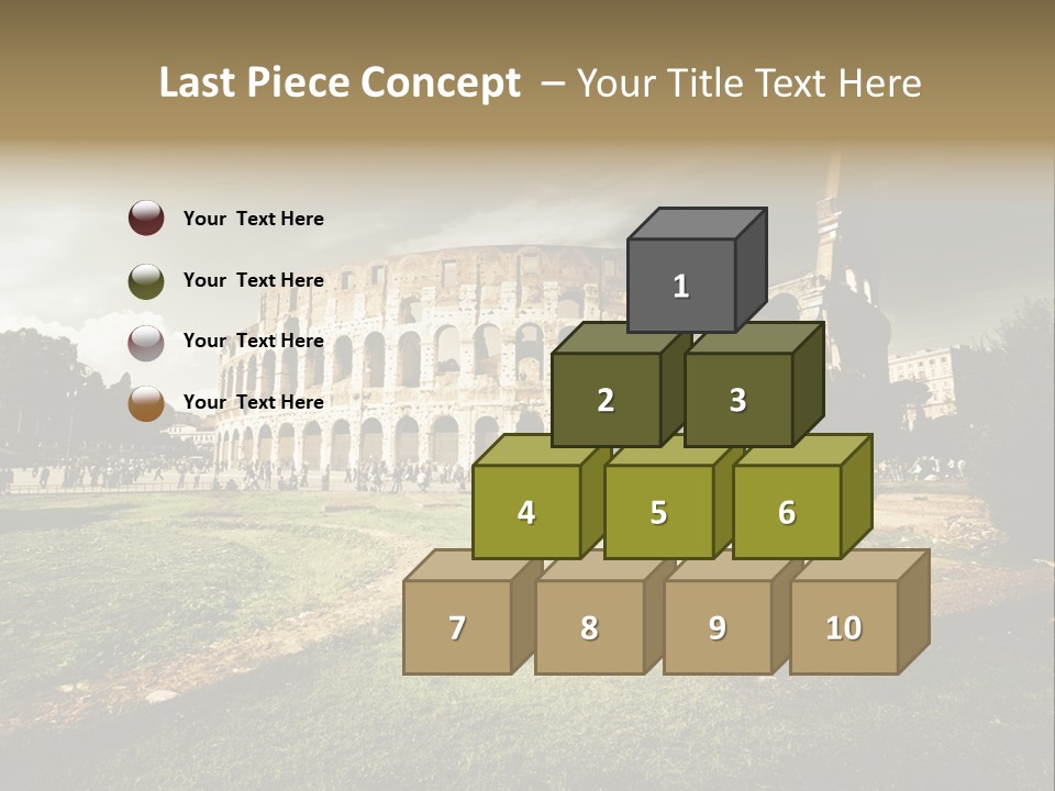 Exterior Stadium Forum PowerPoint Template