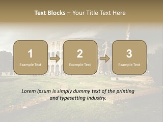 Exterior Stadium Forum PowerPoint Template