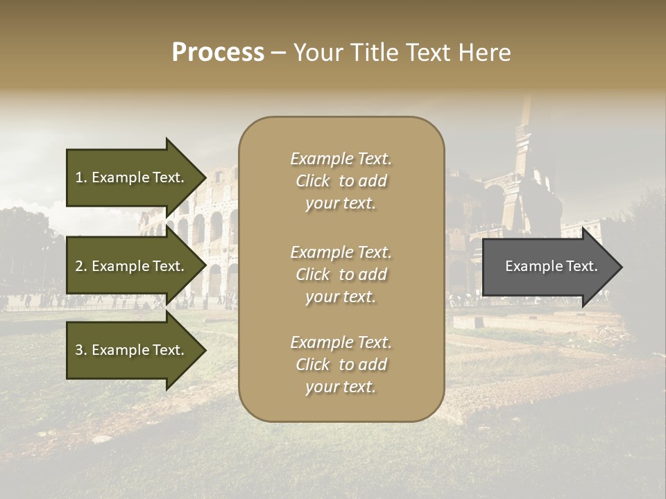 Exterior Stadium Forum PowerPoint Template