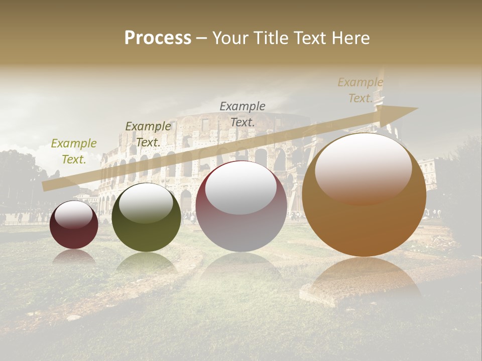Exterior Stadium Forum PowerPoint Template