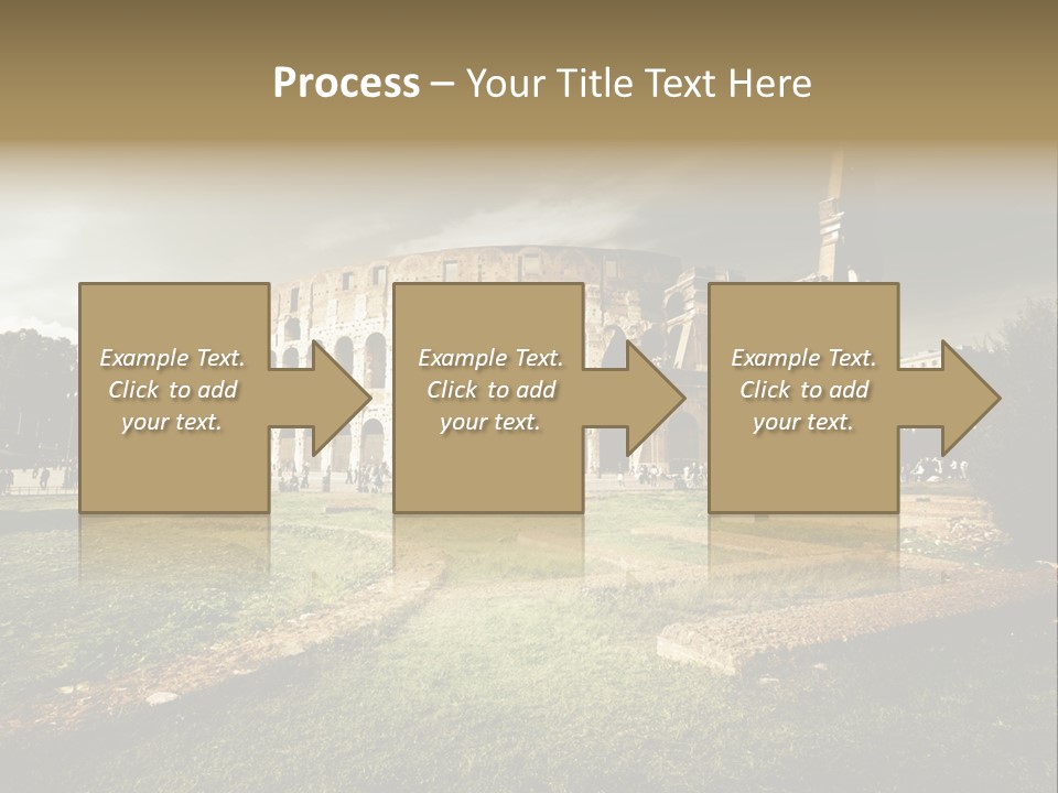 Exterior Stadium Forum PowerPoint Template