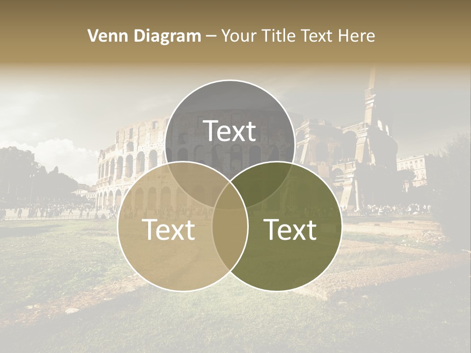 Exterior Stadium Forum PowerPoint Template