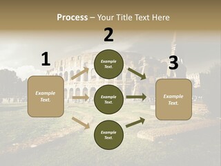 Exterior Stadium Forum PowerPoint Template