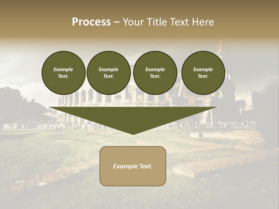 Exterior Stadium Forum PowerPoint Template