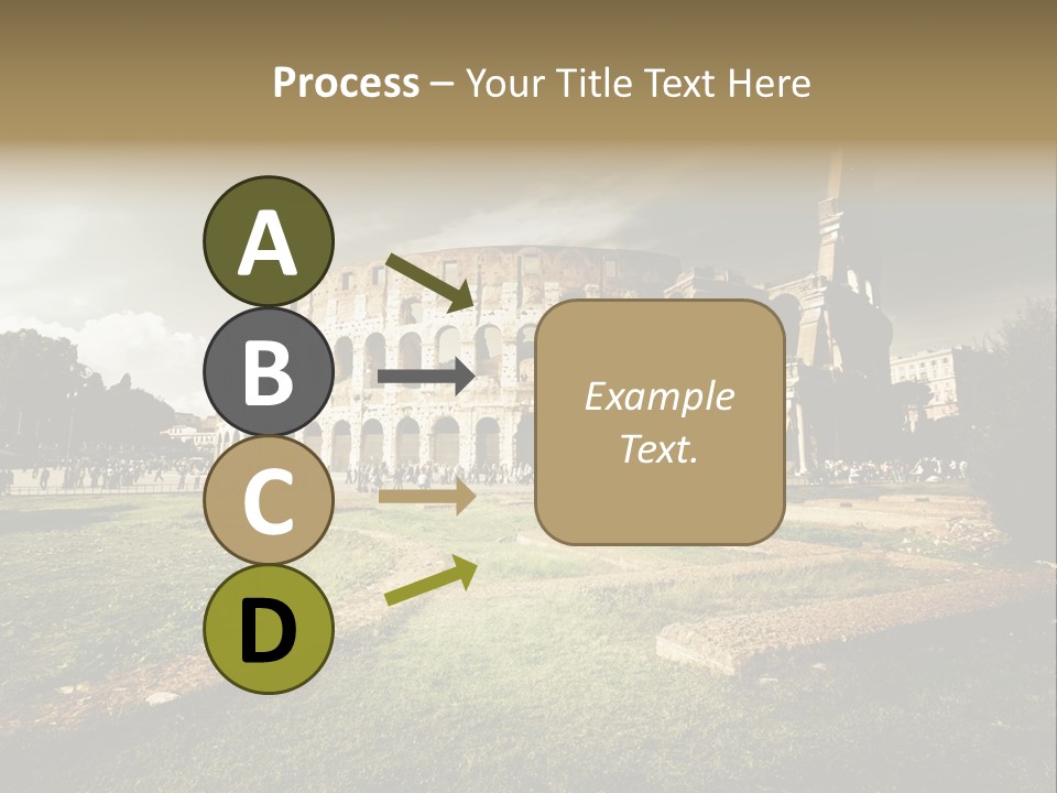 Exterior Stadium Forum PowerPoint Template