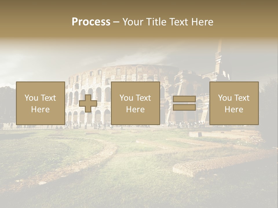 Exterior Stadium Forum PowerPoint Template