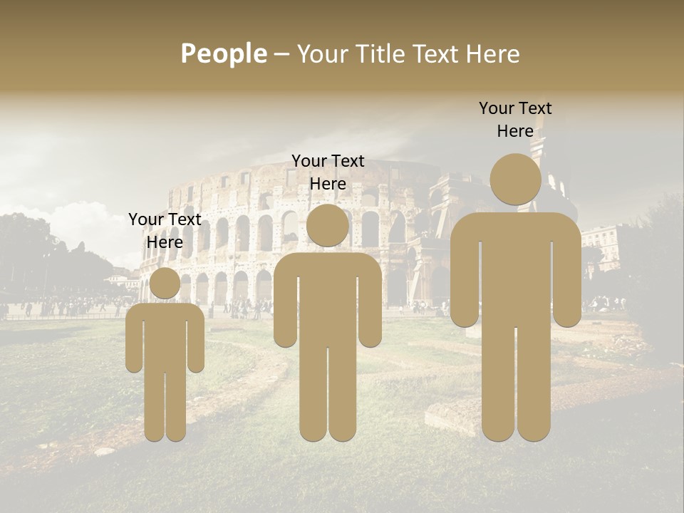 Exterior Stadium Forum PowerPoint Template