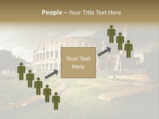 Exterior Stadium Forum PowerPoint Template