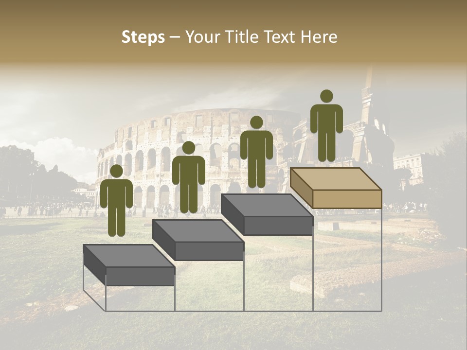 Exterior Stadium Forum PowerPoint Template