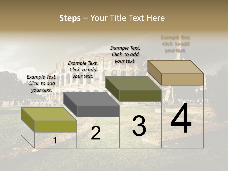 Exterior Stadium Forum PowerPoint Template