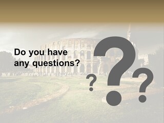 Exterior Stadium Forum PowerPoint Template