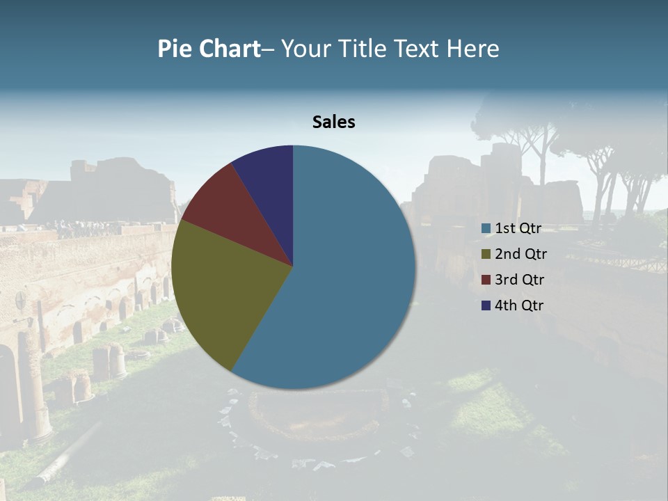 Landscape Stone Column PowerPoint Template