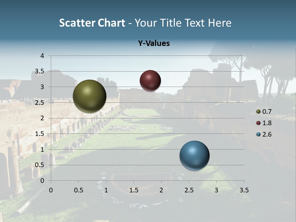 Landscape Stone Column PowerPoint Template