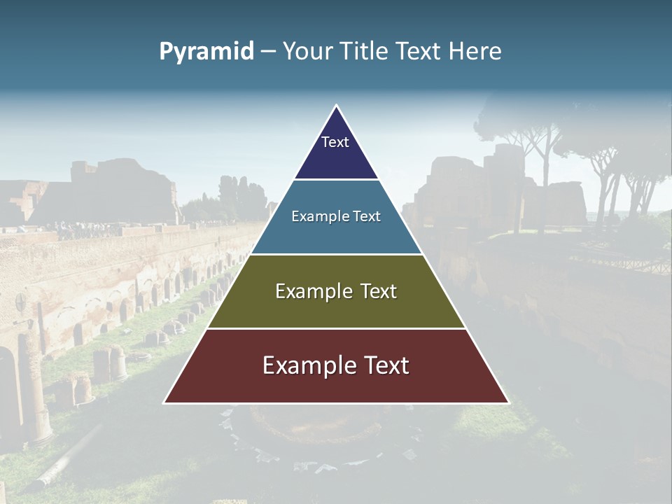 Landscape Stone Column PowerPoint Template