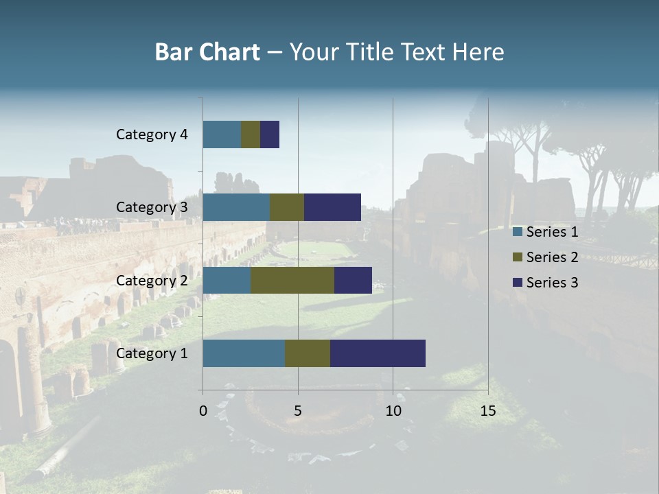 Landscape Stone Column PowerPoint Template